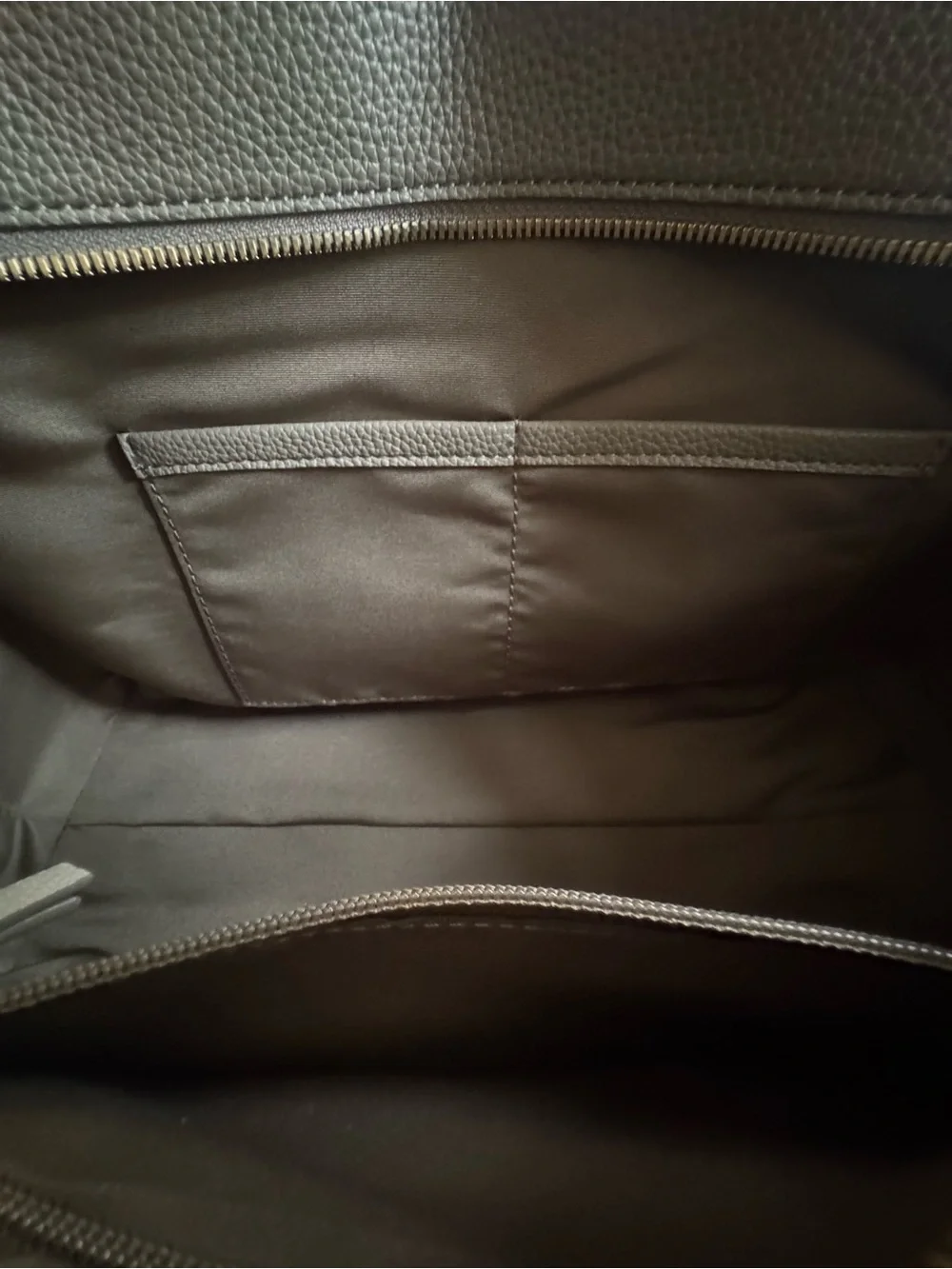 Calvin Klein Pebbled Tote Bag in Taupe